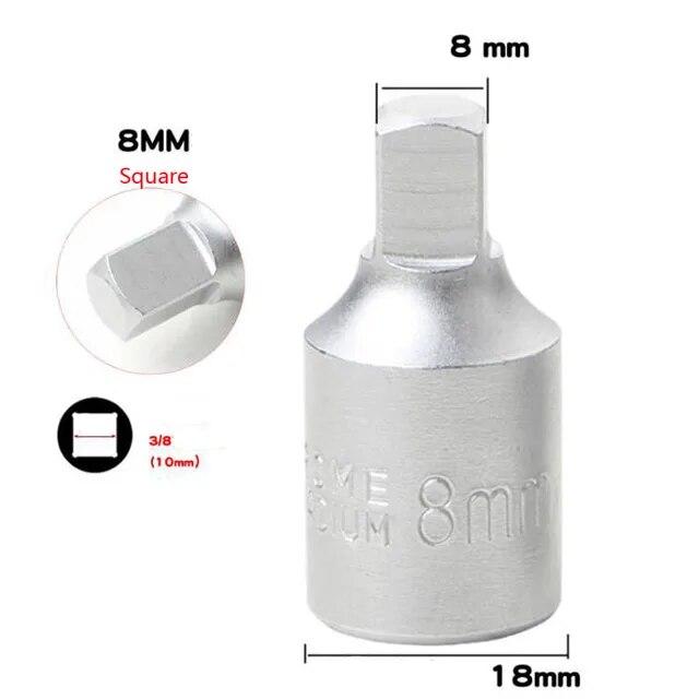 M16 H17 S8 S10 Oil Sump Drain Plug Socket Wrench 3/8'' Drive Auto Repairing Transmission Gearbox Screw Wrench Car Repair Tool
