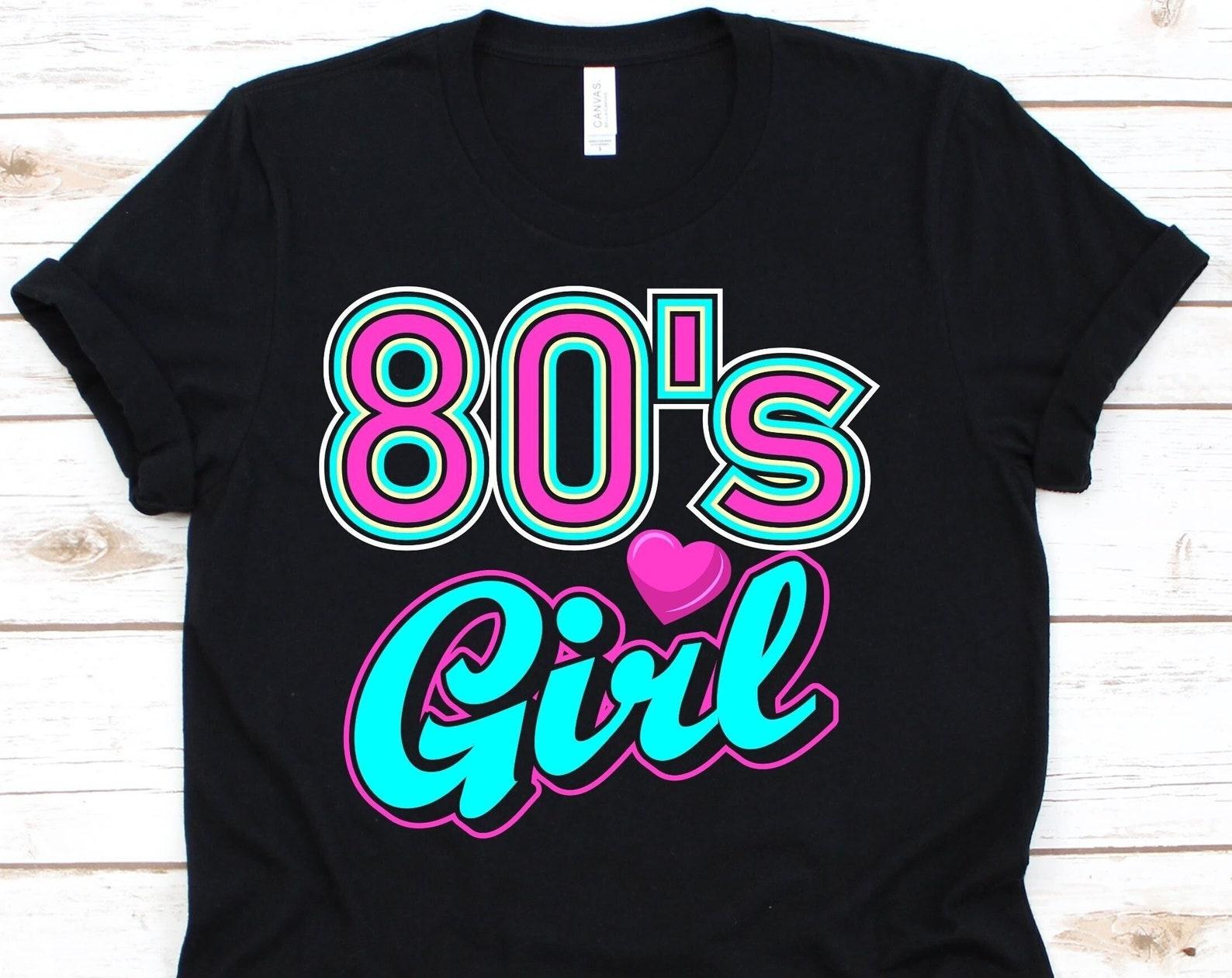 80 s Girl Shirt, Eighties T-Shirt For Women, 80 s Gift, Throwback Music, Retro, Nineteen Eighties Shirt, 1980 s Shirt, 80 s Fashion, Boombox 3XL