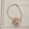 Gothic Elegant Big Rose Flower Clavicle Chain Necklace Women Wedding Bridal Sexy Adjustable Choker Jewelry Y2K Accessory