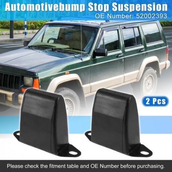 2 Pcs 4 Inches Rear Suspension Bump Stop Bumper 52002393 for Cherokee XJ