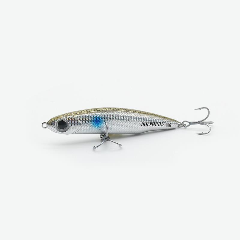 Submerged Sinking Lure, Realistic Minnow Bait, Long Cast Design for Freshwater Small Silverfish, Tilapia & Whitebait (as the picture,3g)