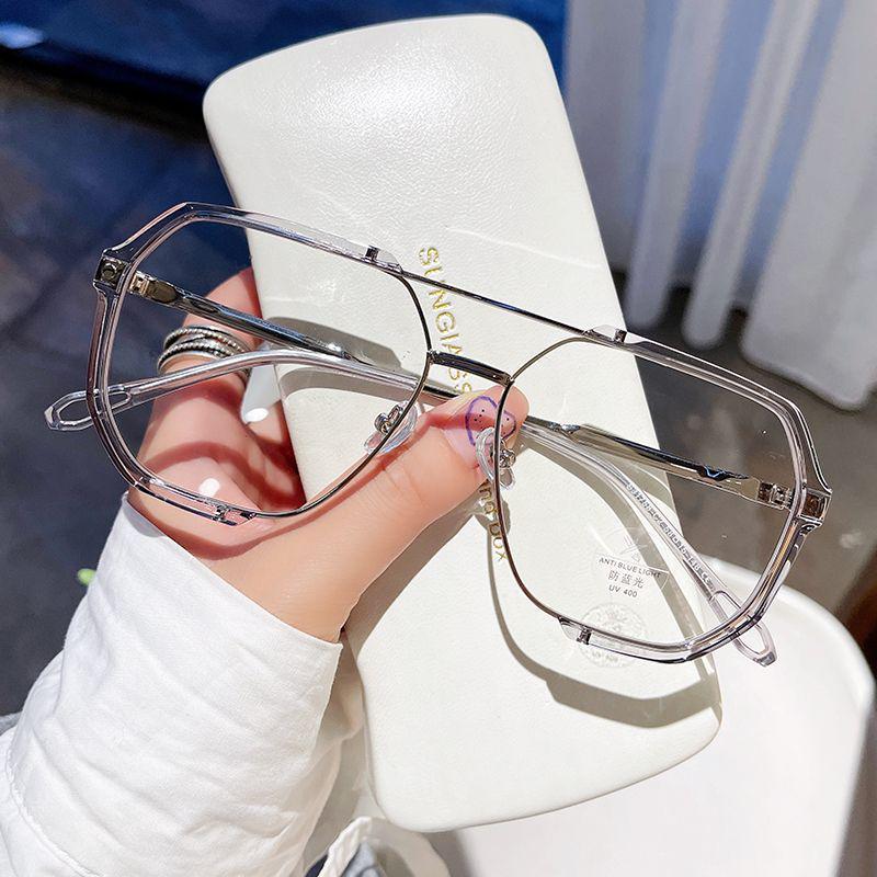 Ochelari maro la modă supradimensionați fotocromi anti-lumină albastră pentru bărbați și femei