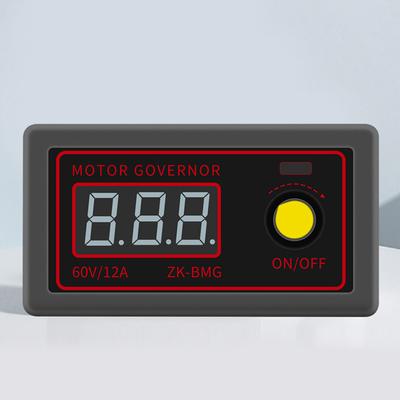 Controlador de velocidad de motor de CC PWM, 9-60 V, 12 A, 500 W, controlador de velocidad variable, 5 V, 12 V, 24 V, frecuencia digital ajustable, ciclo de trabajo.