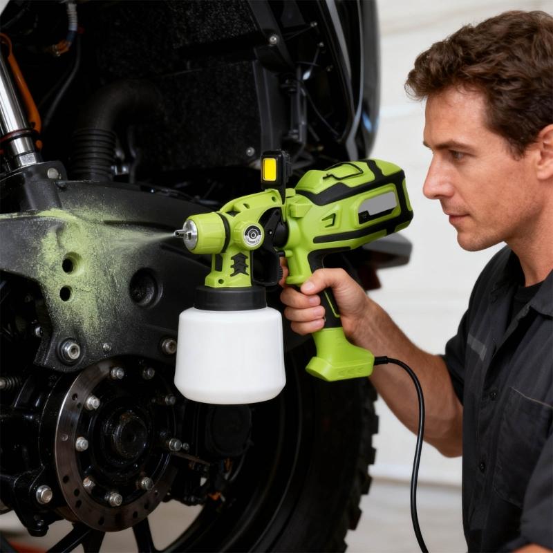 Paint Sprayer HVLP Electric Sprayer Paint Guns with 650W Container,3 Nozzles for Furniture, House Wall