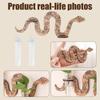 Uniqe Snake Wall Planters Wall-Mounted Wall Hanging Holder Rustic Wooden Plant Pot  Balcony