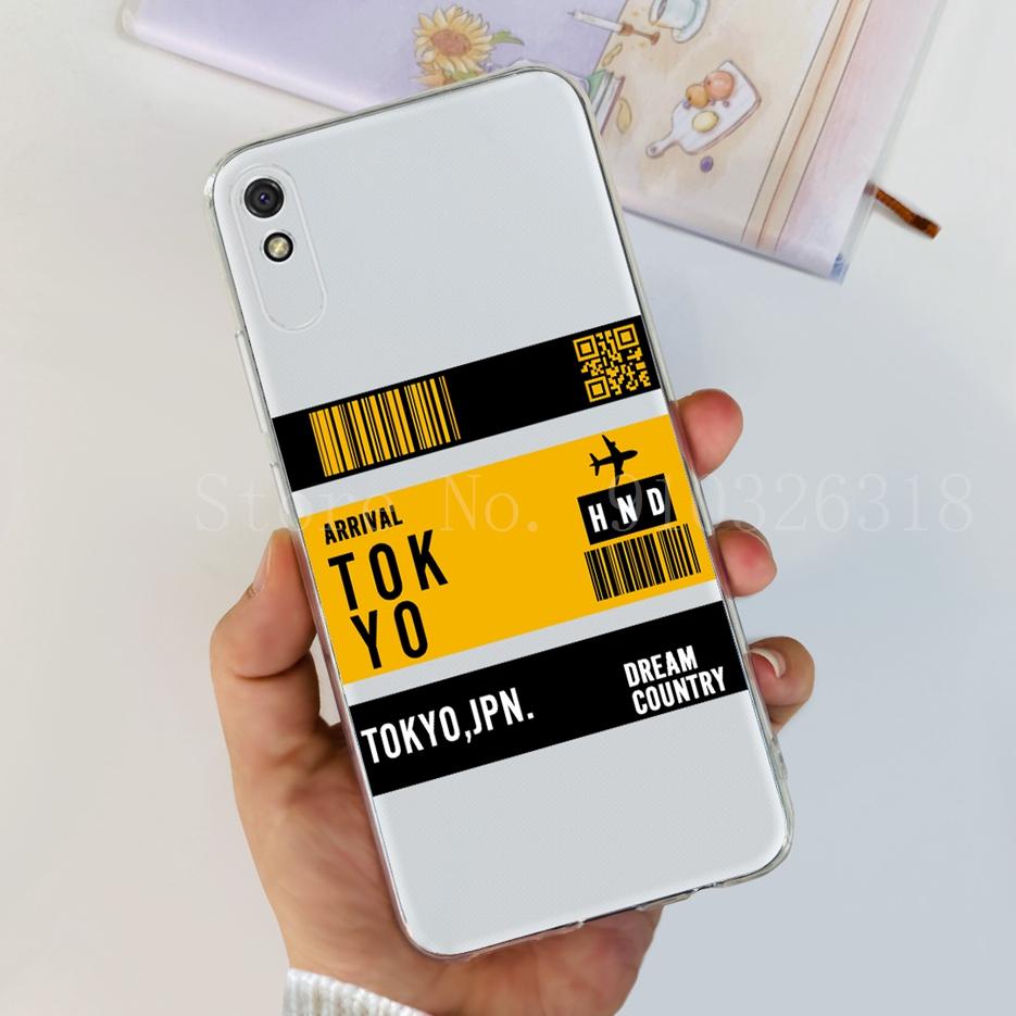 For Xiaomi Redmi 9A Case Stylish Painted Cover Soft Silicone Phone Case For Xiaomi Redmi 9AT 9A Redmi9A Back Cover 6.53'' Bumper