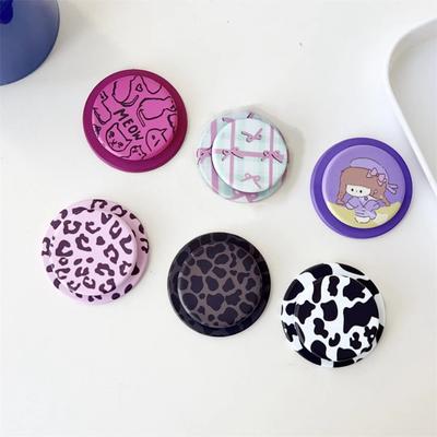 Koreanisch Niedlich Leopardenmuster Cartoon Mädchen Tier Magnetischer Halter Griptok Handy Ständer Halterung Für iPhone 16 Für Magsafe Zubehör