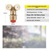Fine Mist High-Pressure Copper Nozzle for Dust Control and Cooling In Construction and Agriculture