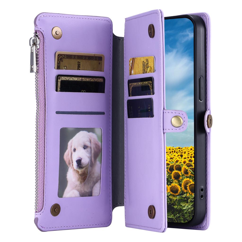 015 Style For Xiaomi 15 Pro Case TPU+PU Leather Wallet Phone Cover with Straps