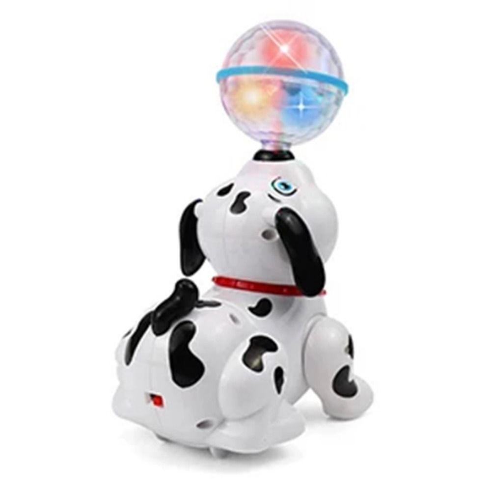 Top Ball Spinning Dalmatian Toys Robot Electronic Dog Children's Christmas Gift
