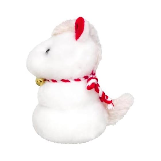Sanei Boeki 2026 Zodiac Umamochi (White) W7 x D6.5 x H10cm Stuffed Toy