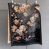 Autumn New Plant Flower Print Scarf Autumn and Winter Imitation Cashmere High-end Warm Scarf Shawl Women