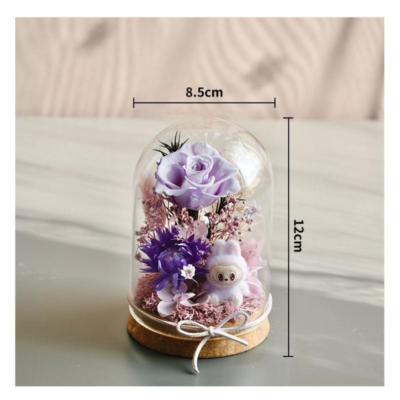 DIY Preserved Flower Material Kit  Rose Preserved Flower Decorative Handcrafted Gift