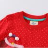 Autumn Cartoon Animal Girls' Long Sleeve Sweatshirt - European/American Style, Cute Children's Top