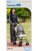 Leichter faltbarer Haustierkinderwagen für kleine Hunde und Katzen, mit Sonnenschirm und Funktion für Spaziergänge im Freien
