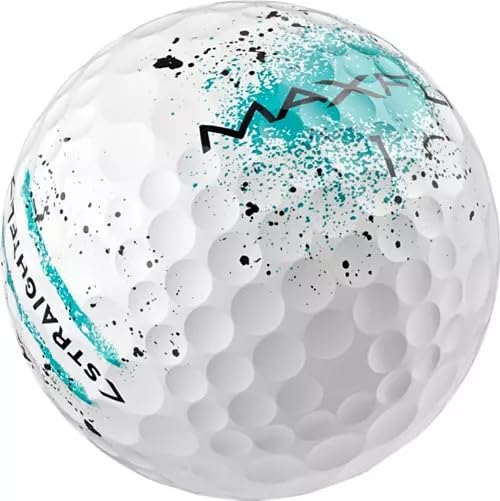 2025 Maxfli Straightfli Golf Balls, Graffiti, Straight, Rules-Conforming, Multicolor [Parallel Import]
