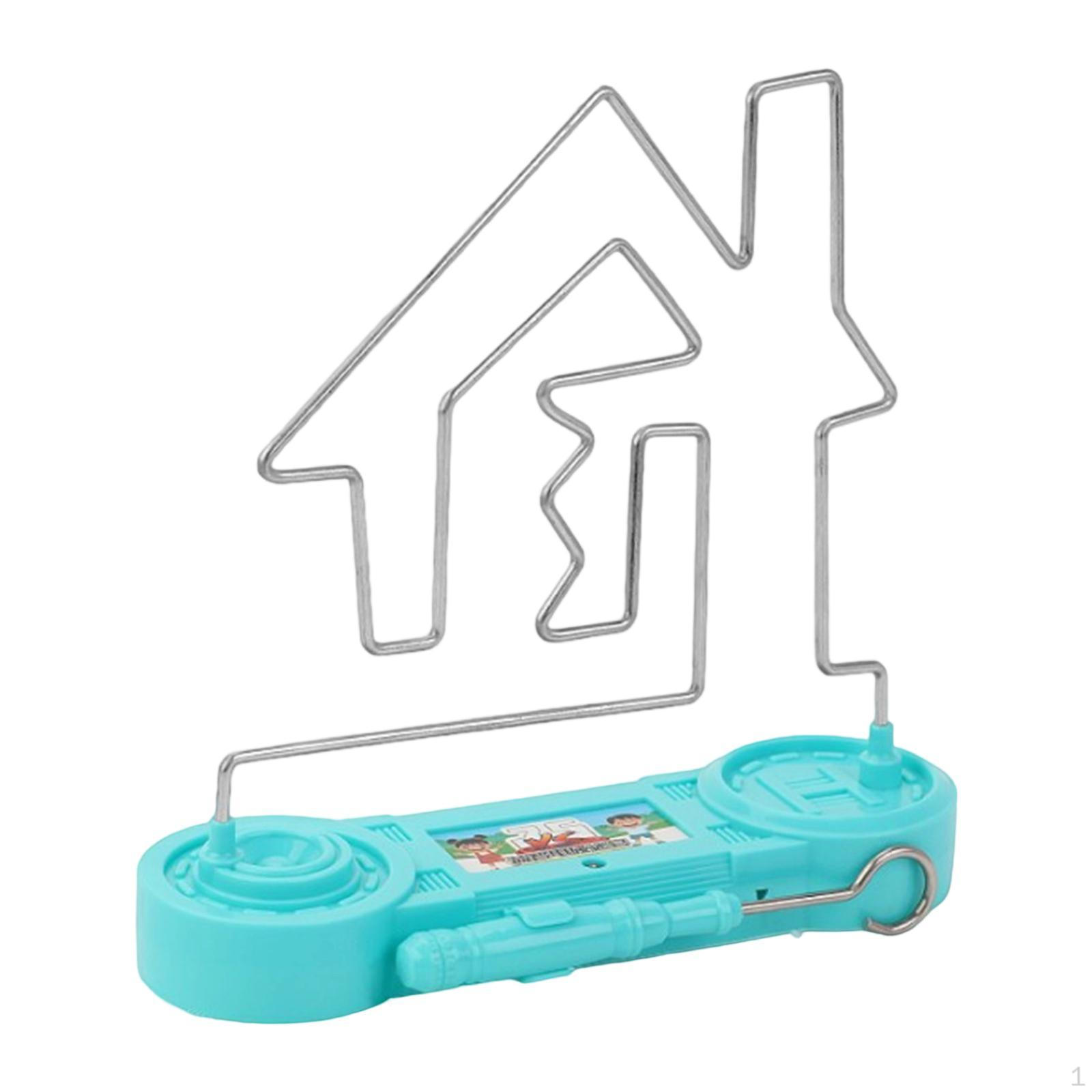 

Электрический лабиринт, игрушка-шок, развивающие научные игрушки, универсальная стабильная сенсорная игра-головоломка, проволока для 16cmx16.5cmx6cm