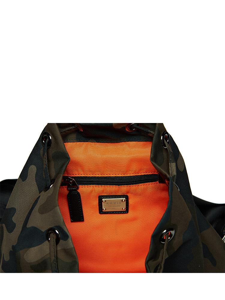 Karis Montappone Alex Camo Backpack