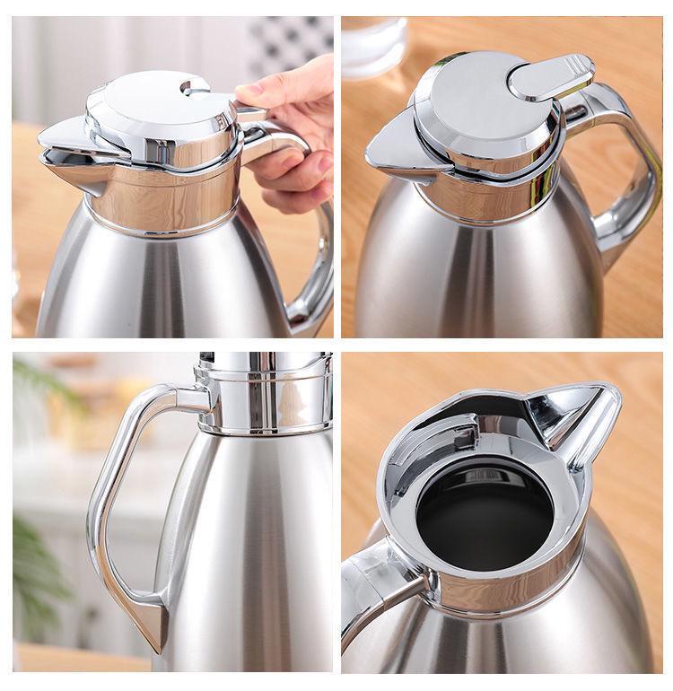 Thickened 304 Stainless Steel Insulated Thermos Flask - Large Capacity Vacuum Hot Water Bottle for Home Use