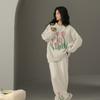 Coral Velvet Pajamas Women Autumn Winter Cashmere and Thick Women Can Wear Warm Home Clothing Set Can Be Worn Outside Sleepwear