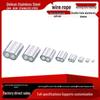 Double Hole Figure-8 Aluminum Clamp for Steel Wire Rope