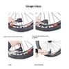 Tragbare Mini-Fahrradpumpe mit Halterung Hand-Fahrrad Mountainbike Luftpumpe Fahrradreifenfüller Fahrradteile