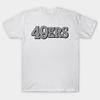 Men Black Print T-shirt 49 Ers 49Ers Logo - Josephhynesva #16 No-Cut Transfer Paper Print Cotton Tshirt