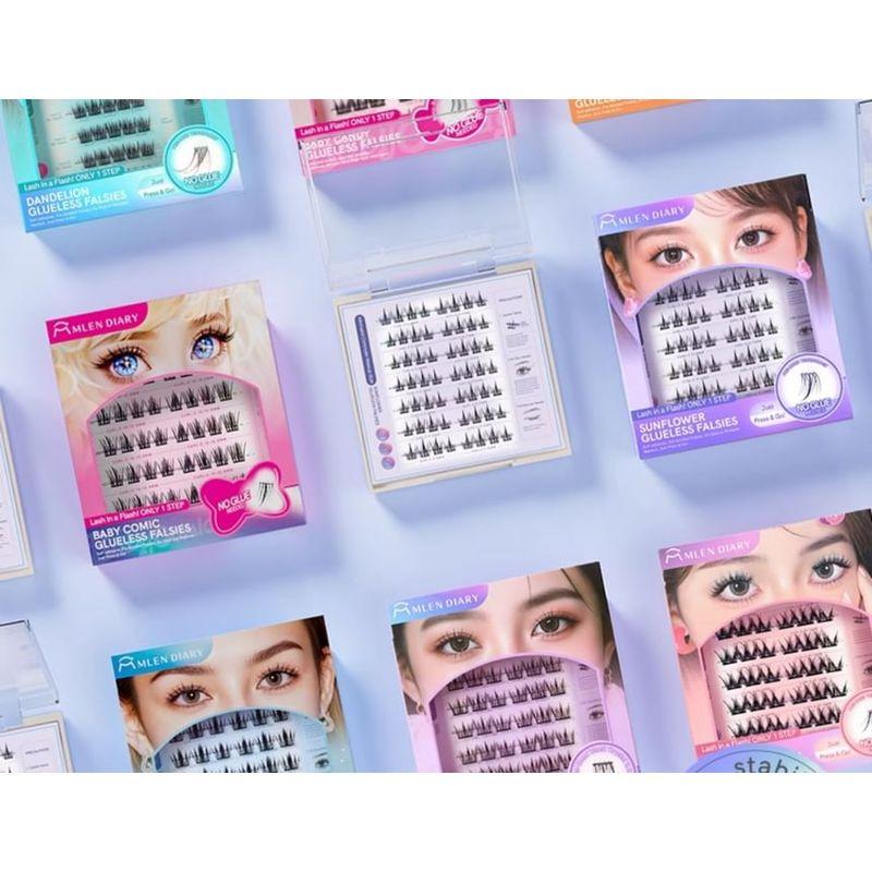 Mogugu - Doll Eye Volume Glue-Free Cluster False Eyelashes