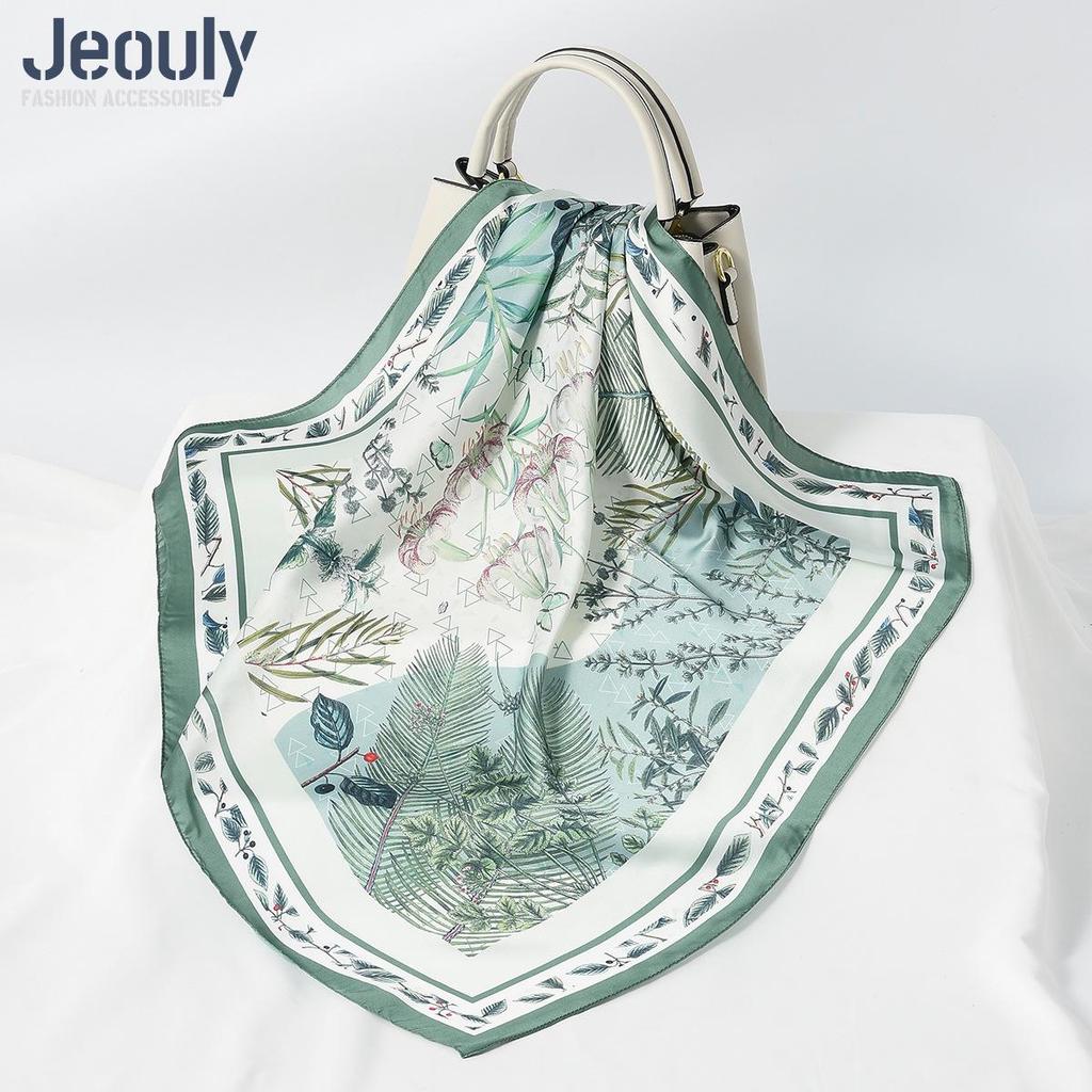 Cross-Border 70cm Silk Cashew Print Scarf - Autumn/Winter Women's Fashion Headscarf