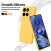 Etui z płynnego silikonu na Motorola Moto G86 Power 5G, tylna okładka telefonu z paskiem na rękę