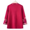 New Autumn and Winter Sweater Jacket Women's Middle-aged and Elderly Women's Knitted Sweater Cardigan Top