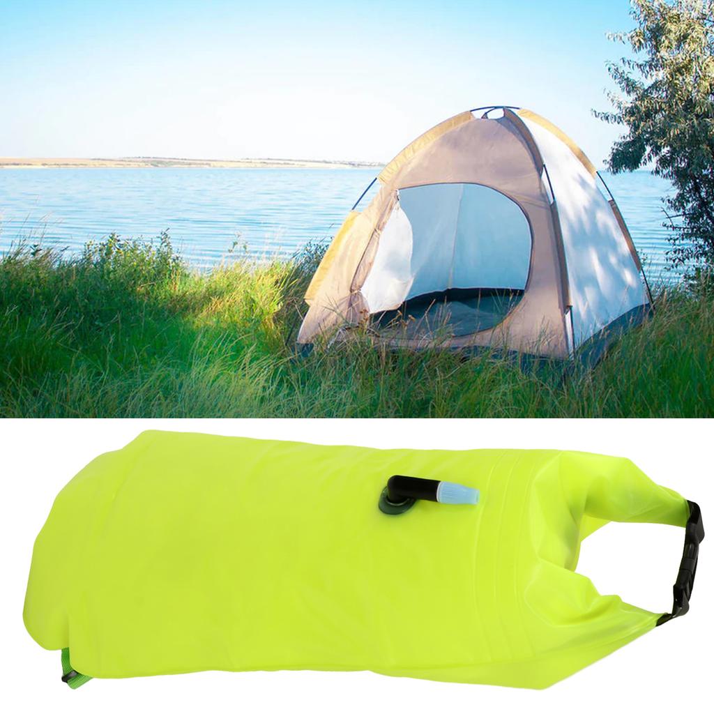 Schwimmboje Freiwasserschwimmen Blase Sicherheitsboje Tasche Hohe Sichtbarkeit für Outdoor-Wassersport