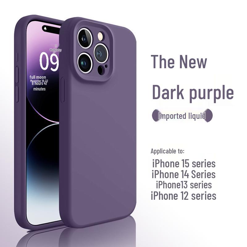 Apple Titanium Color iPhone 17 Pro Max Case, Liquid Silicone