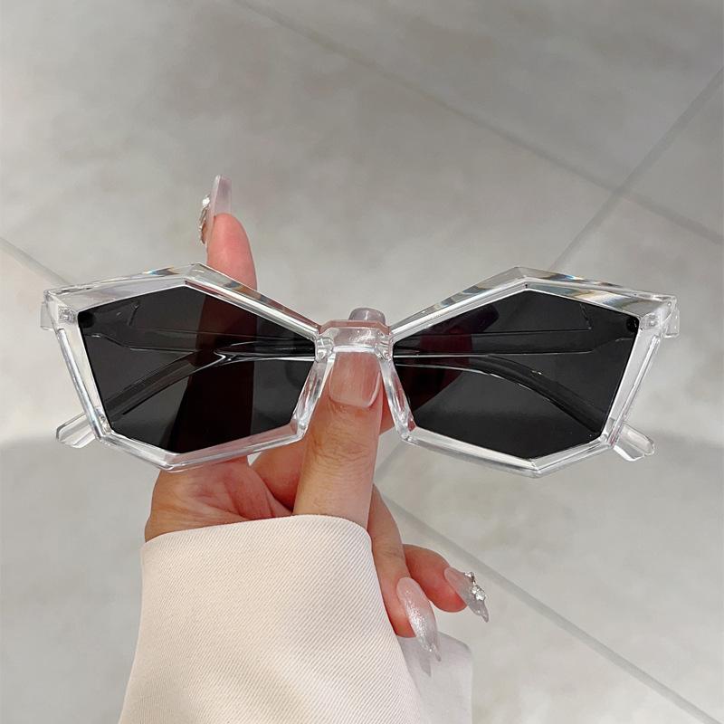 Polygonale Sonnenbrille Punk/Hip Hop Trendige Sonnenbrille Dekorative Sonnenbrille Auf Partys getragen