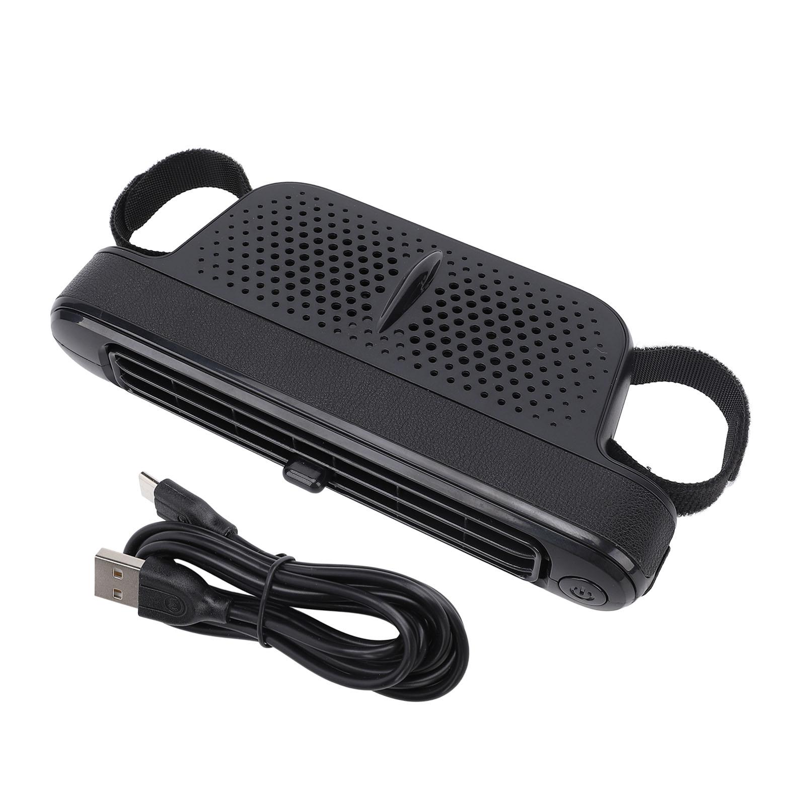 

Car Fan for Backseat Seat Cooling Fan 3 Speeds Bladeless USB Car Headrest Fan for Front Rear Seat чёрный