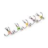 5Pcs Carbon Steel Sinking Baits Tackle Tool Accessory Set Small Winter Fishing Three Jaw Hook Ice Fishing Treble Hook