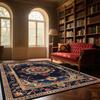 European Style Classical Carpet for Living Room Persian Design Large Area Decoration Rugs Bedroom Fluffy Soft Non-slip Foot Mat