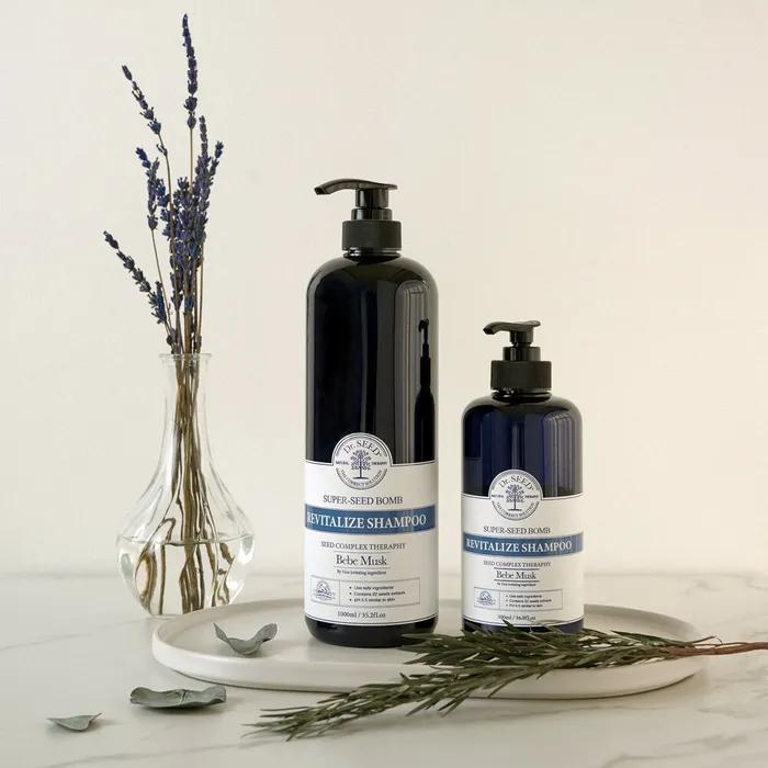 Natural Shampoo Treatment Body Wash Large Capacity 1L