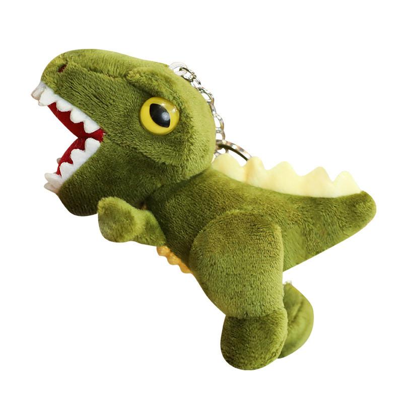 Cute Dinosaur Mini Plush Keychain Cozy Trex Toy Perfect For Bag Decorations