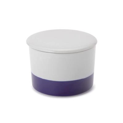 Kamoshika Douguten Salt and Koji Storage 400ml 12cm Diameter X 8cm Made In Airtight Salt and Koji Container, Capacity, Height, Japan, Ceramic, (Indigo