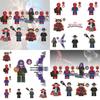 X0331 Spiderman Building Blocks Toy Set With Black And Red Superhero Suit