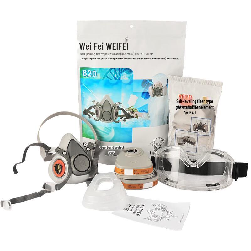 OLOMM Half-Face Respirator Mask Kit