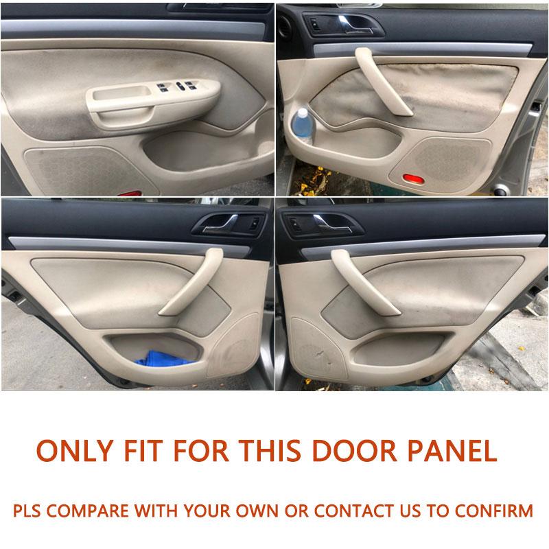 Microfiber Leather Car Interior Door Armrest Panel Protective Cover For Skoda Octavia 2007 2008 2009 2010 2011 2012 2013
