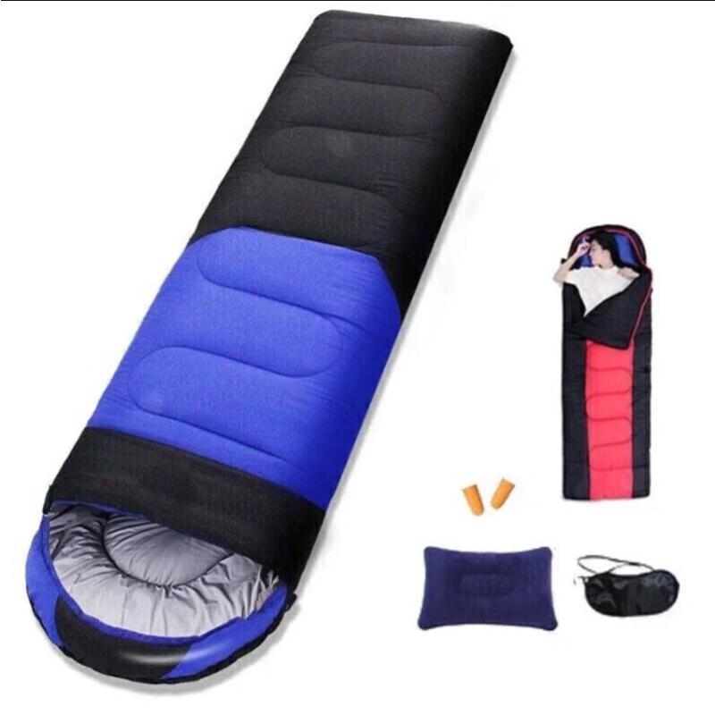 Outdoor Daunen-Baumwolle Isoliert Warmer Schlafsack Reise Nickerchen Camping Kaltes Wetter Rucksacktouren Schlafsack für Rucksacktouren Camping