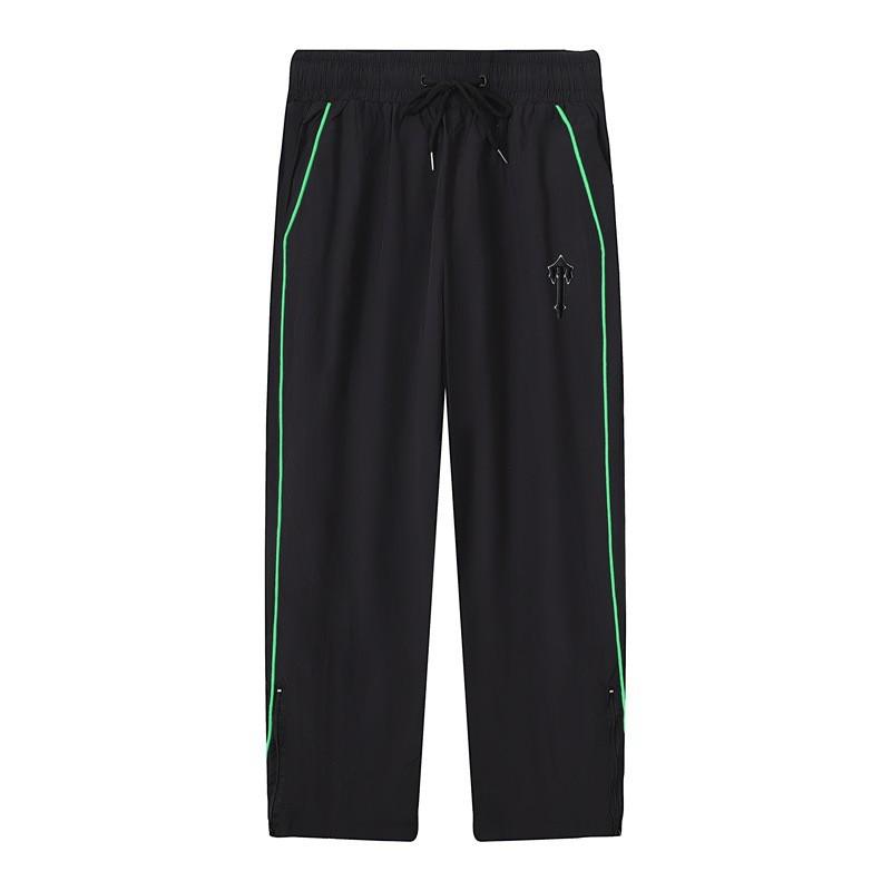 Mens Breathable Mesh Embroidered Track Suit Set Casual Windbreaker Jacket Pants Loose Fit Outdoor Wear
