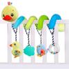 Hanging Rattle Toy for Baby On the Stroller Crib Accessory with for Boys and Girls Go, Toy, Bells, (Yellow)