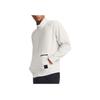 Under Armour Einfarbiger Stehkragen-Pullover mit Reißverschluss Langarm-Kapuzenpullover Herren-Hoodies Weiß 1382115-114