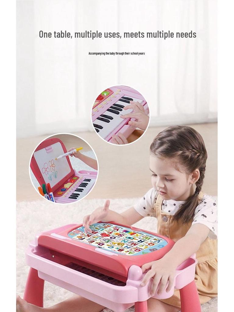 Children's Touch Learning Table: Multifunctional Education, Art, Music, and Storage Toy