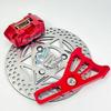 RPM CNC HJ-12 220x70mm Disc Brake Caliper CNC Machined Adapter Bracket & Brake Pump for Yamaha Aerox BWS RSZ Motorcycle Scooter