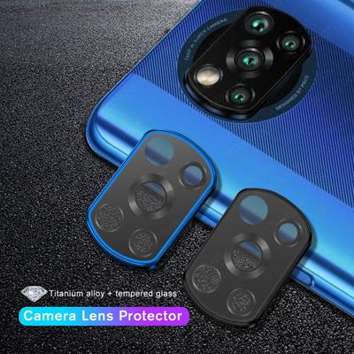 Camera Lens Protector For Xiaomi Poco X3 NFC Pro Metal Ring Cover Tempered Glass for Xiaomi Poco X3Pro Rear Lens Protection Case